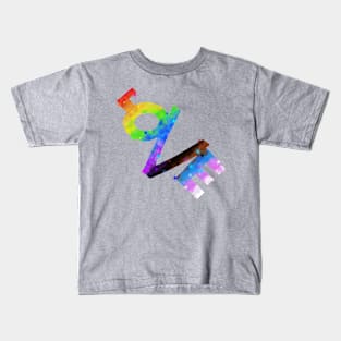 Love Progress Pride Flag Kids T-Shirt